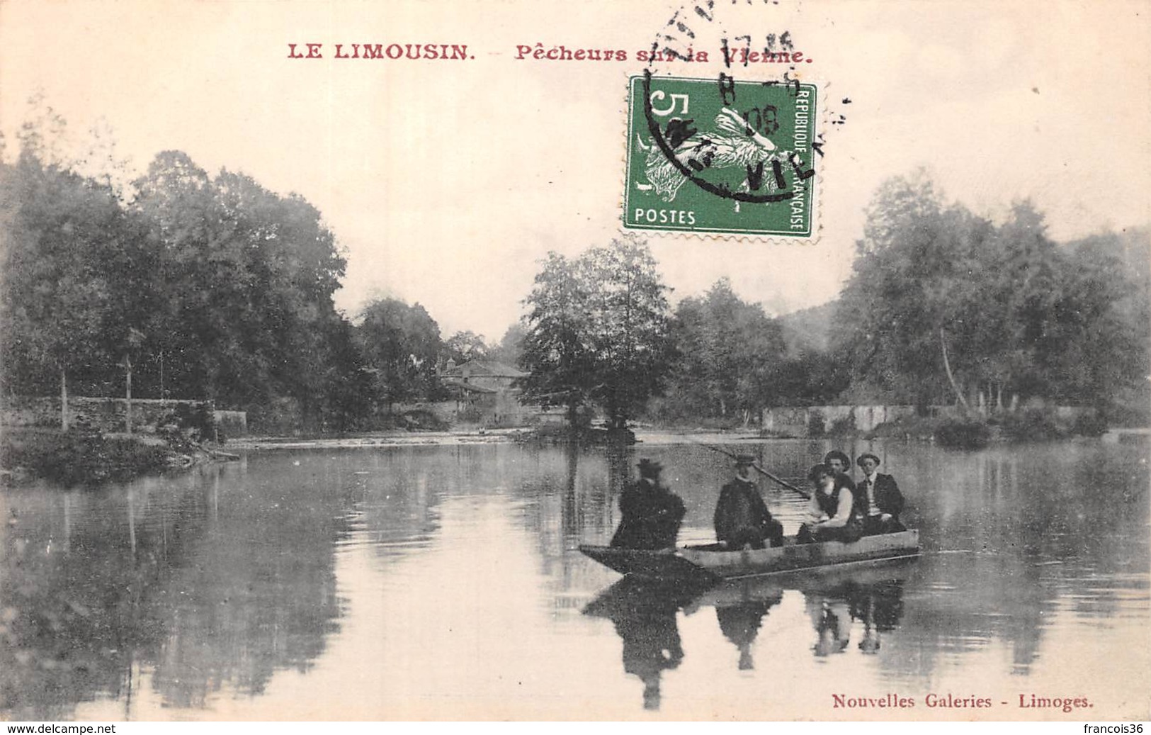 En Limousin (87) - Pêcheurs Sur La Vienne - Altri & Non Classificati