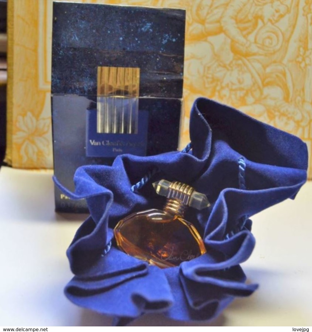 Flacon Miniature De Parfum VAN CLEEF & ARPELS Avec Sa Pochette Velour - Miniatures (sans Boite)