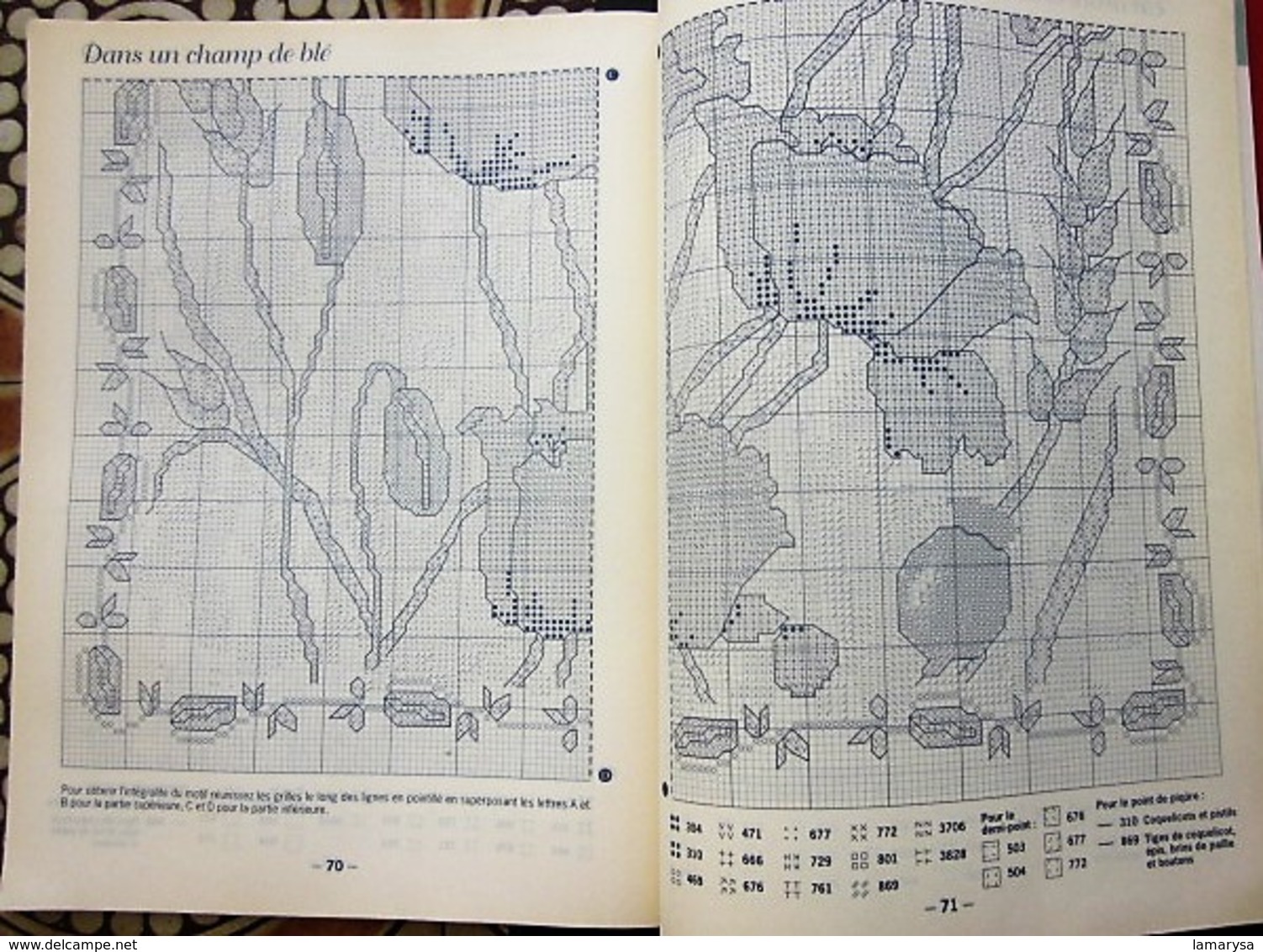 PLAISIRS DU POINT DE CROIX avec GRILLES DE TOUS LES MODÈLES ET MOTIFS TRADITIONNELS DOSSIERS DU MOIS LOISIRS CRÉATIFS
