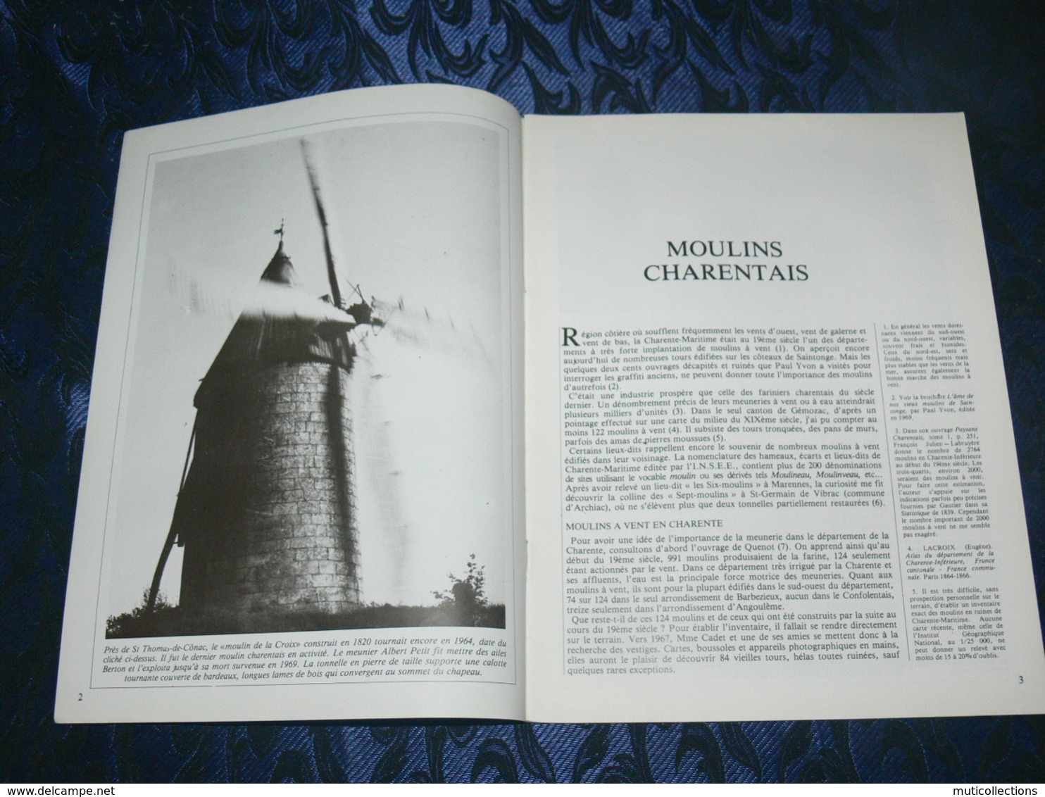 NOS DEUX CHARENTES EN CPA N° 28 /  MOULINS A VENT  / SAINTES / ROCHEFORT / ROYAN / OLERON / SAUJON - Poitou-Charentes