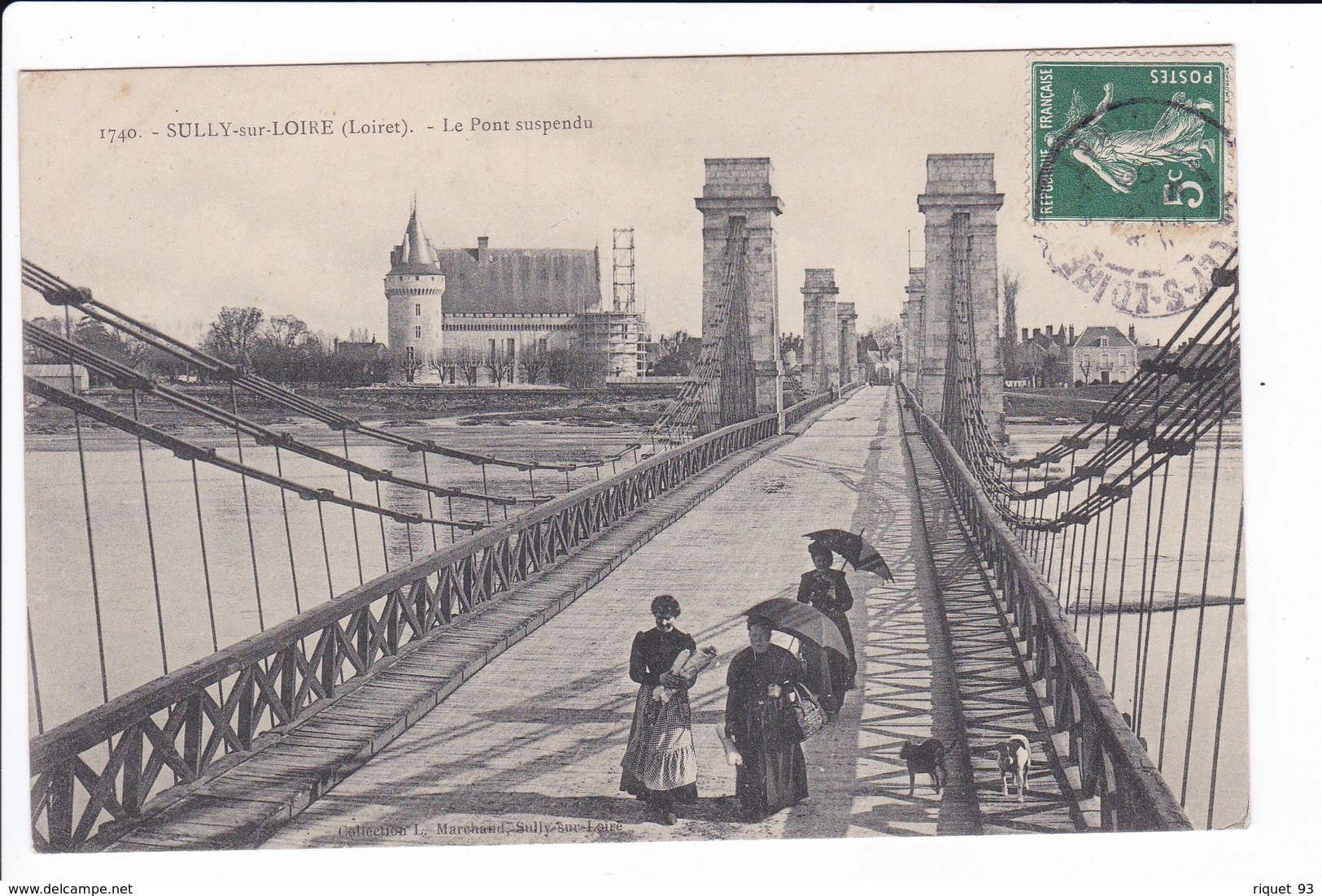 1740 - Sully-sur-Loire - Le Pont Suspendu - Sully Sur Loire