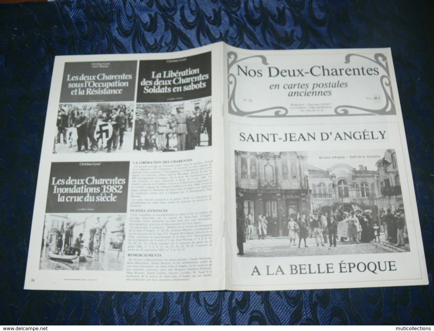 NOS DEUX CHARENTES EN CPA N° 29 /  SAINT JEAN D ANGELY 1900 / SAINTES / ROCHEFORT / ROYAN / OLERON / SAUJON - Poitou-Charentes