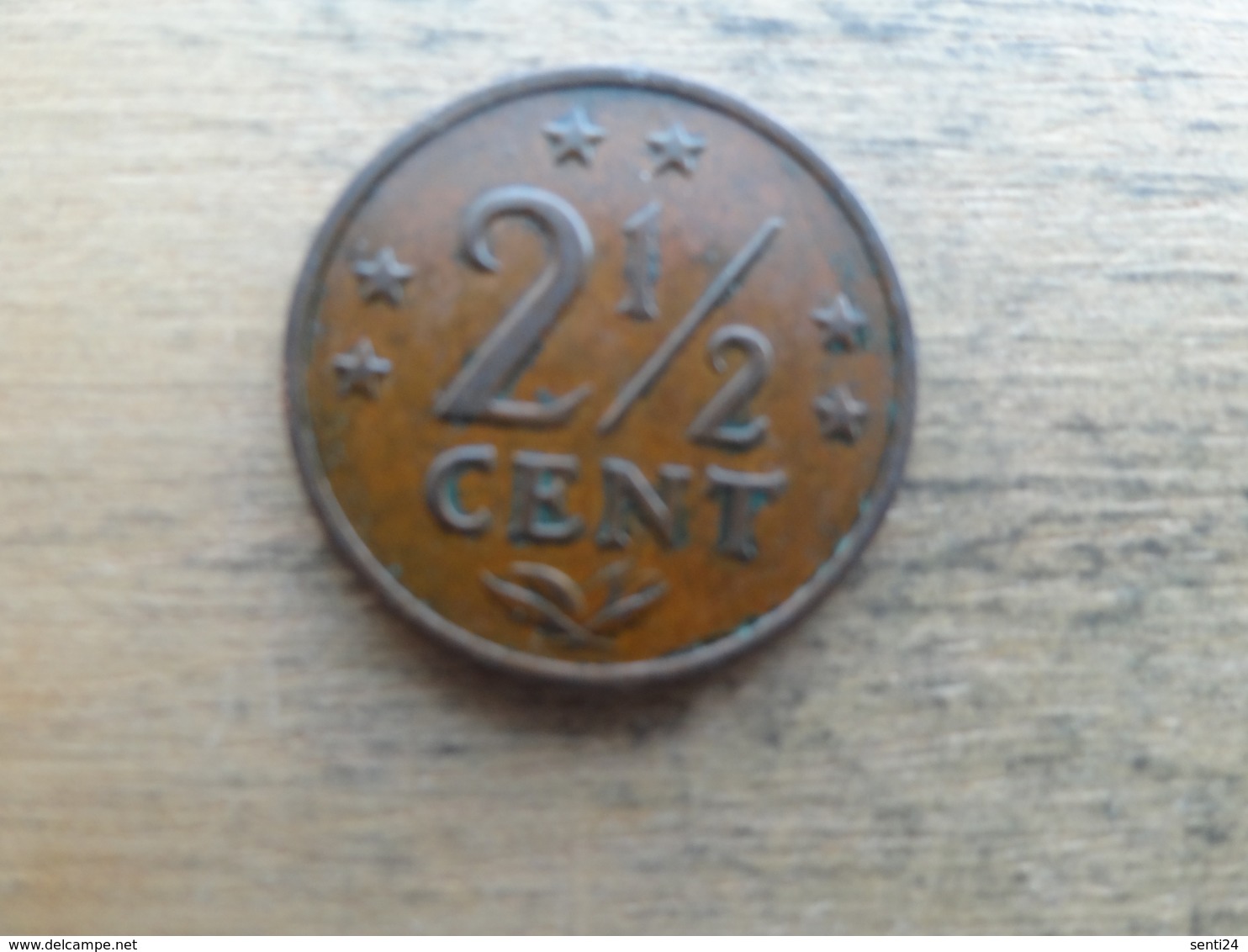 Antilles  Neerlandaises    2 1/2  Cent  1971  Km 9 - Antilles Néerlandaises