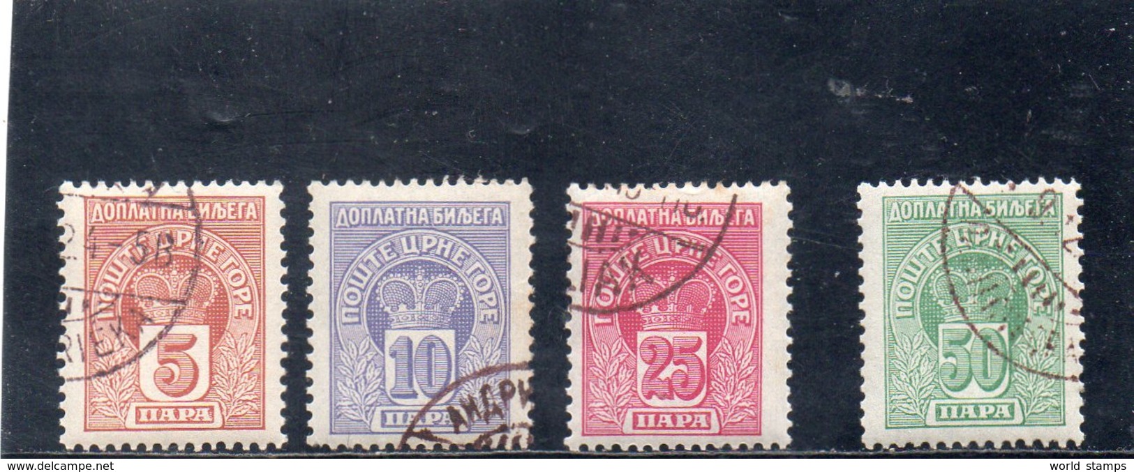MONTENEGRO 1907 O - Montenegro