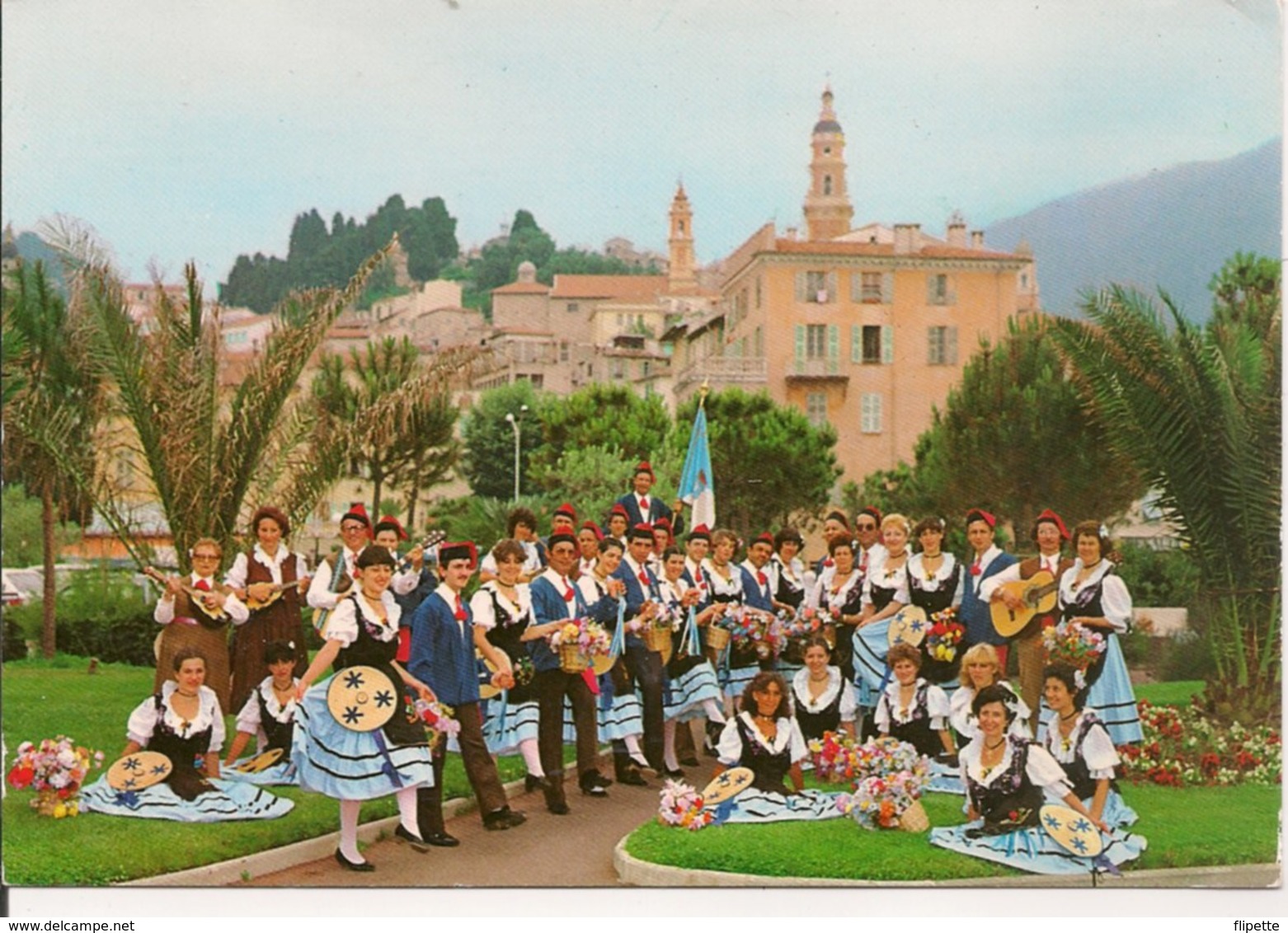 L35B074 -  Menton - Groupe Officiel "La Mentonnaise" - Judlin N°14606 - Danses