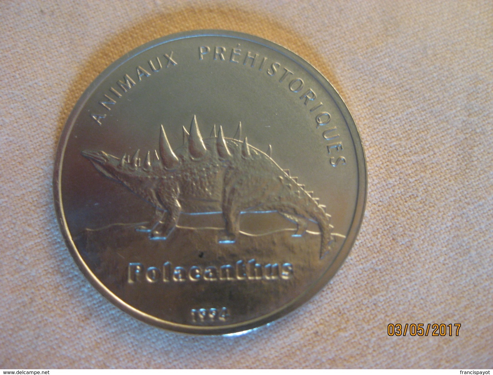 Congo-Brazzaville: 100 Francs 1994 (polacanthus) - Congo (Republic 1960)