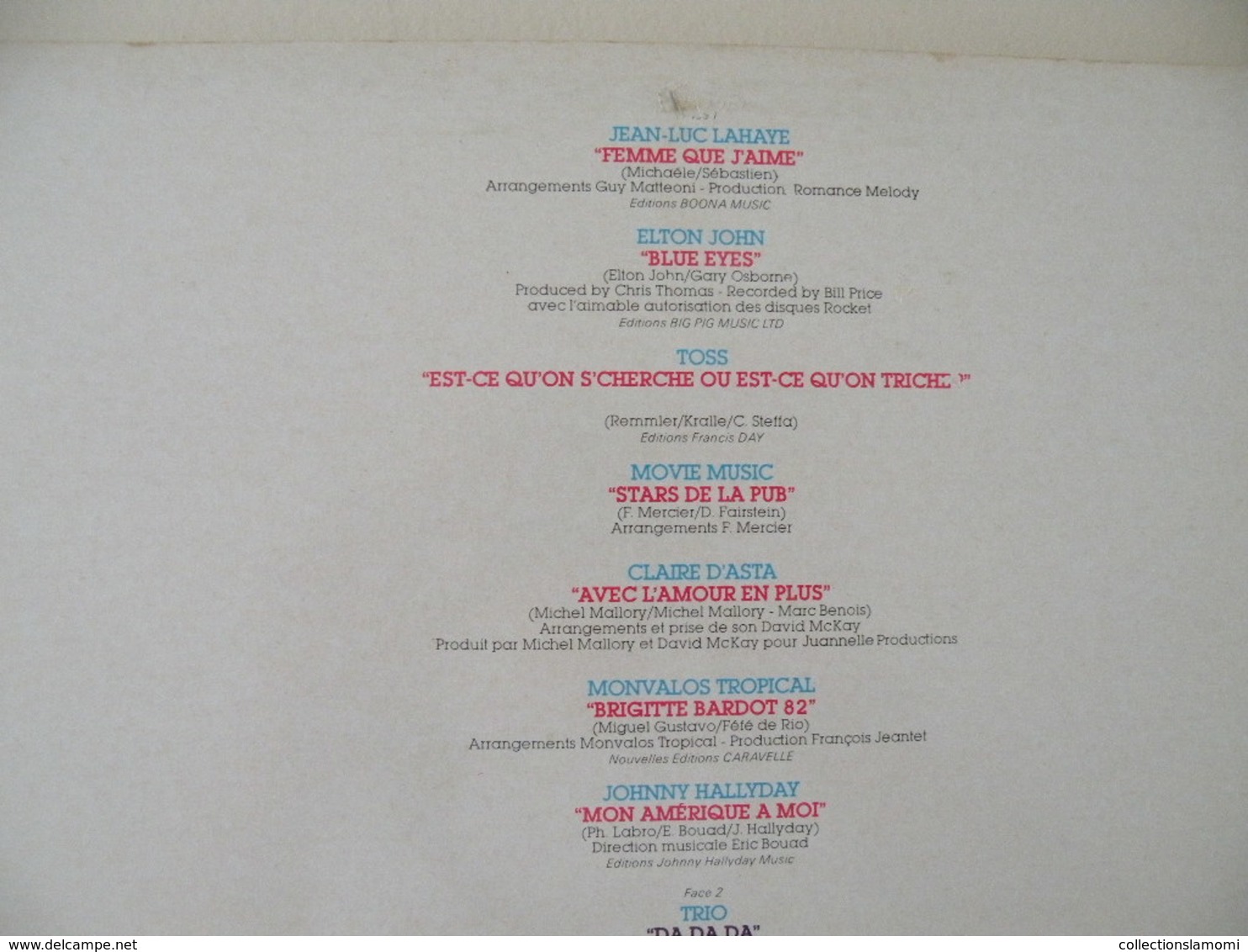 Compilations 14 Succès 1982 - (Titres Sur Photos) - Vinyle 33 T LP - Compilations