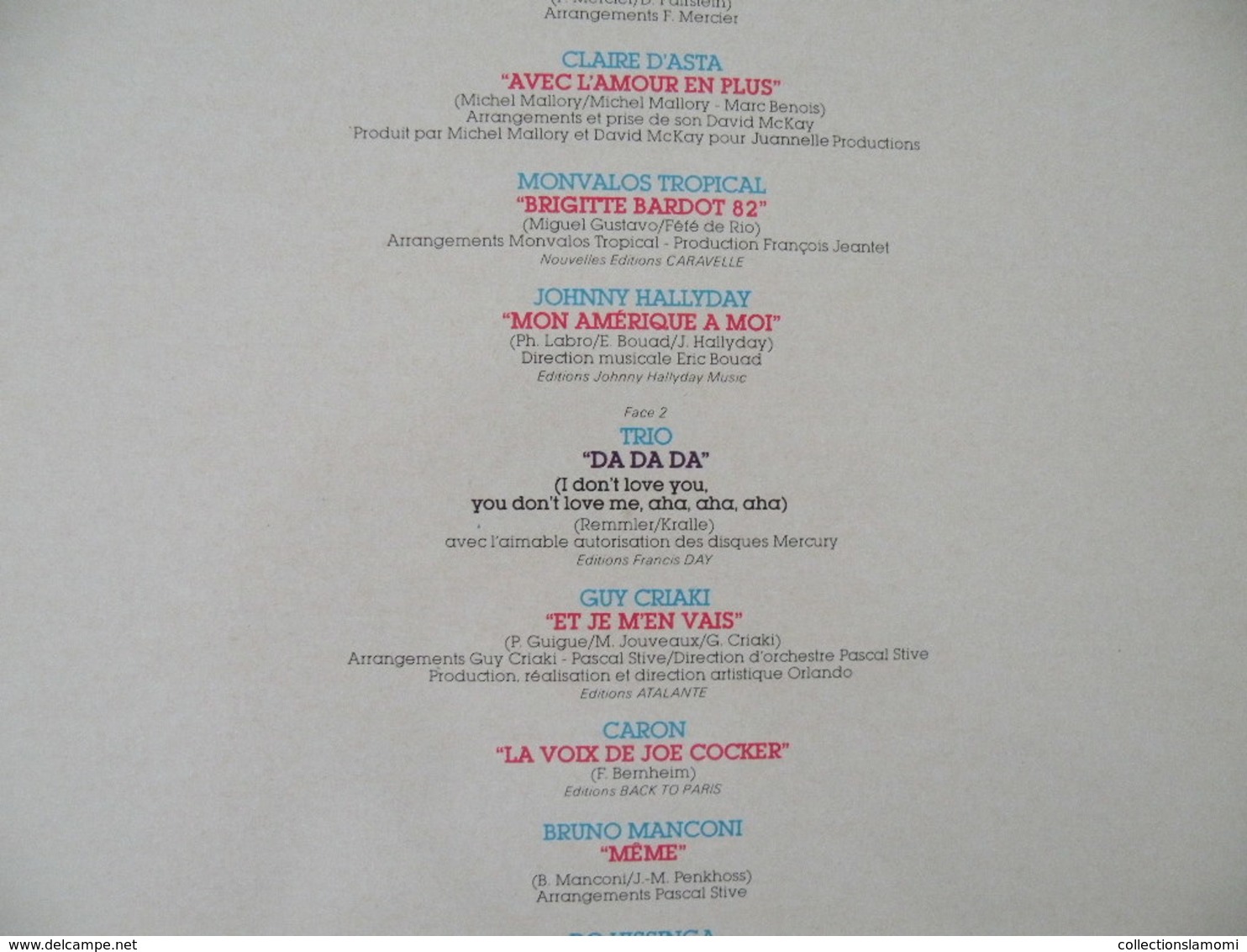 Compilations 14 Succès 1982 - (Titres Sur Photos) - Vinyle 33 T LP - Compilations