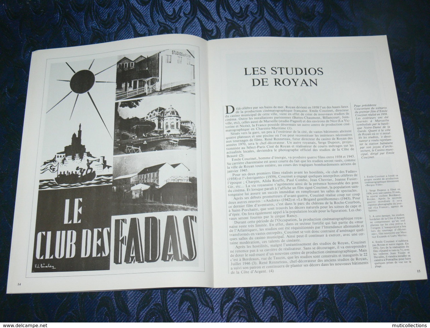 NOS DEUX CHARENTES EN CPA N° 34 / CINEMA STUDIO ROYAN  / SAINTES / ROCHEFORT / ROYAN / OLERON / SAUJON