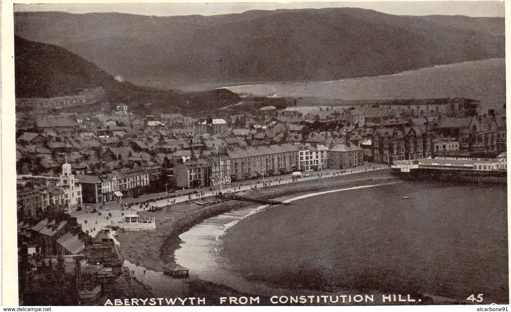 ABERYSTWYTH - From Constitution Hill - Cardiganshire