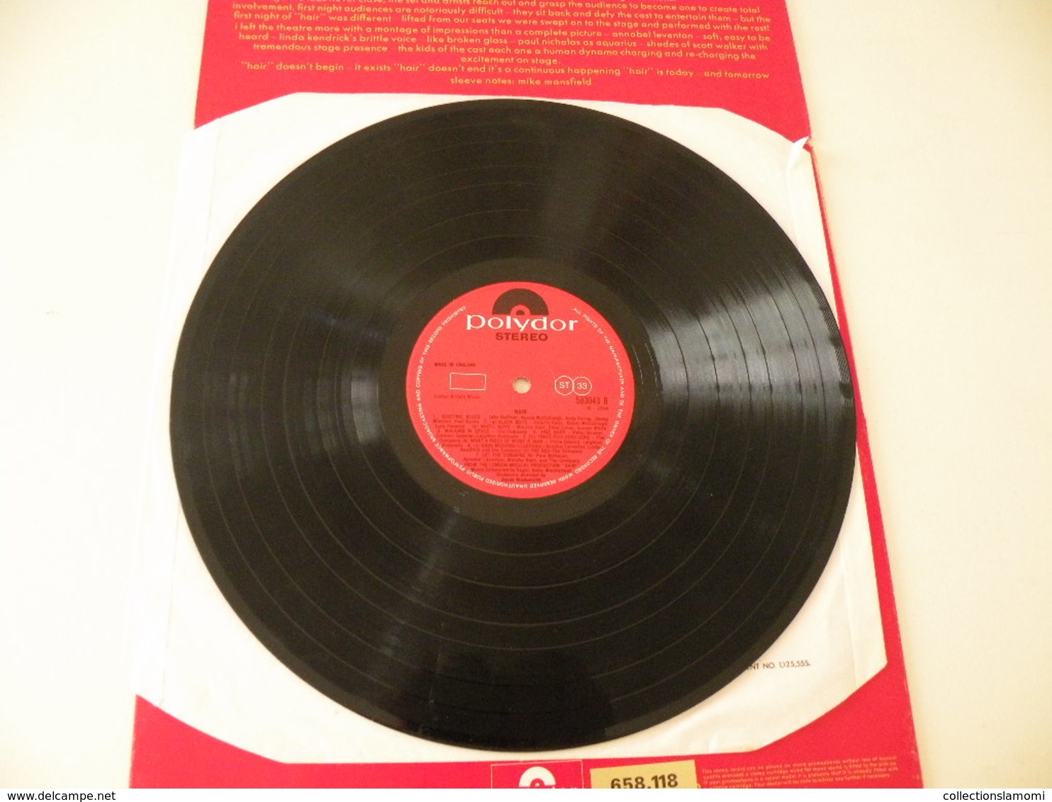 Hair (comédie Musicale) 1968 - (Titres Sur Photos) - Vinyle 33 T LP - Collector's Editions