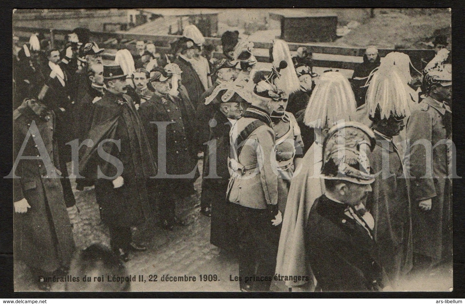 10 Postcards / ROYALTY / Belgique / België / Koning Leopold II / Roi Leopold II / King Leopold II / Funérailles / 1909 - Koninklijke Families