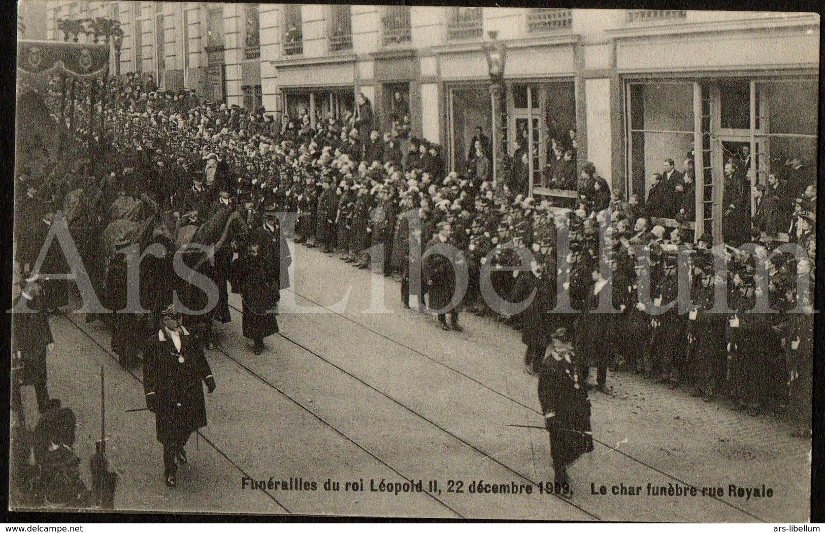 10 postcards / ROYALTY / Belgique / België / Koning Leopold II / Roi Leopold II / King Leopold II / funérailles / 1909