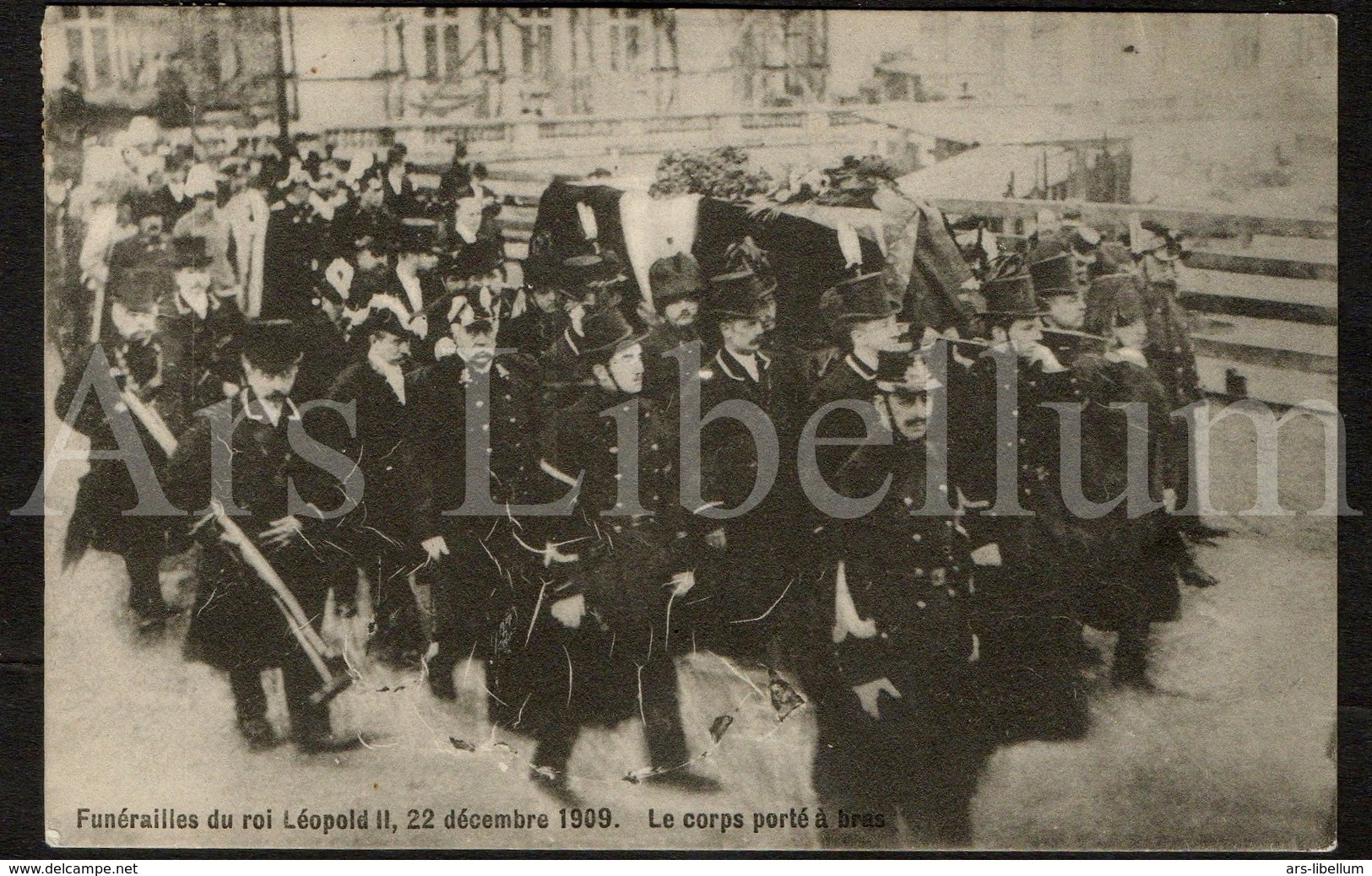 10 postcards / ROYALTY / Belgique / België / Koning Leopold II / Roi Leopold II / King Leopold II / funérailles / 1909