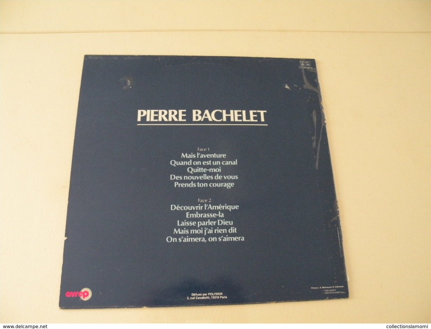 Pierre Bachelet 1983 - (Titres Sur Photos) - Vinyle 33 T LP - Autres - Musique Française