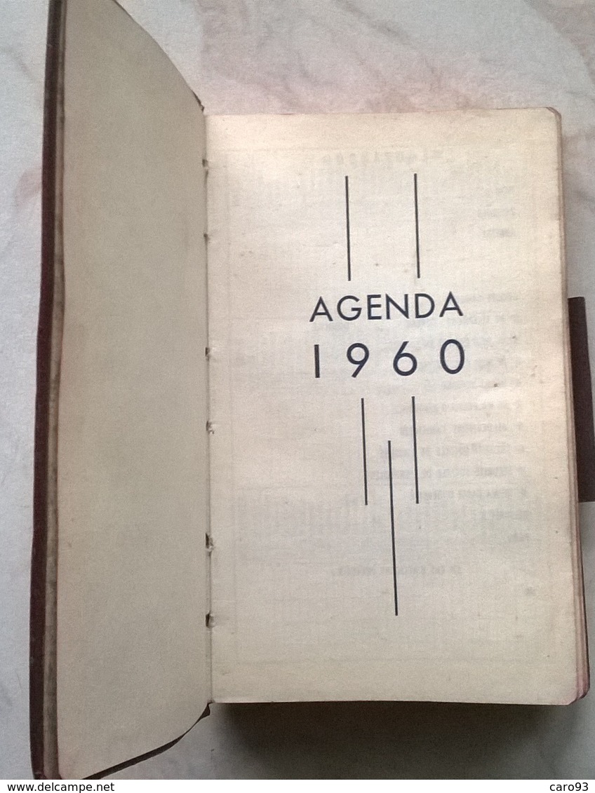 Agenda De Poche 1960 - Autres & Non Classés