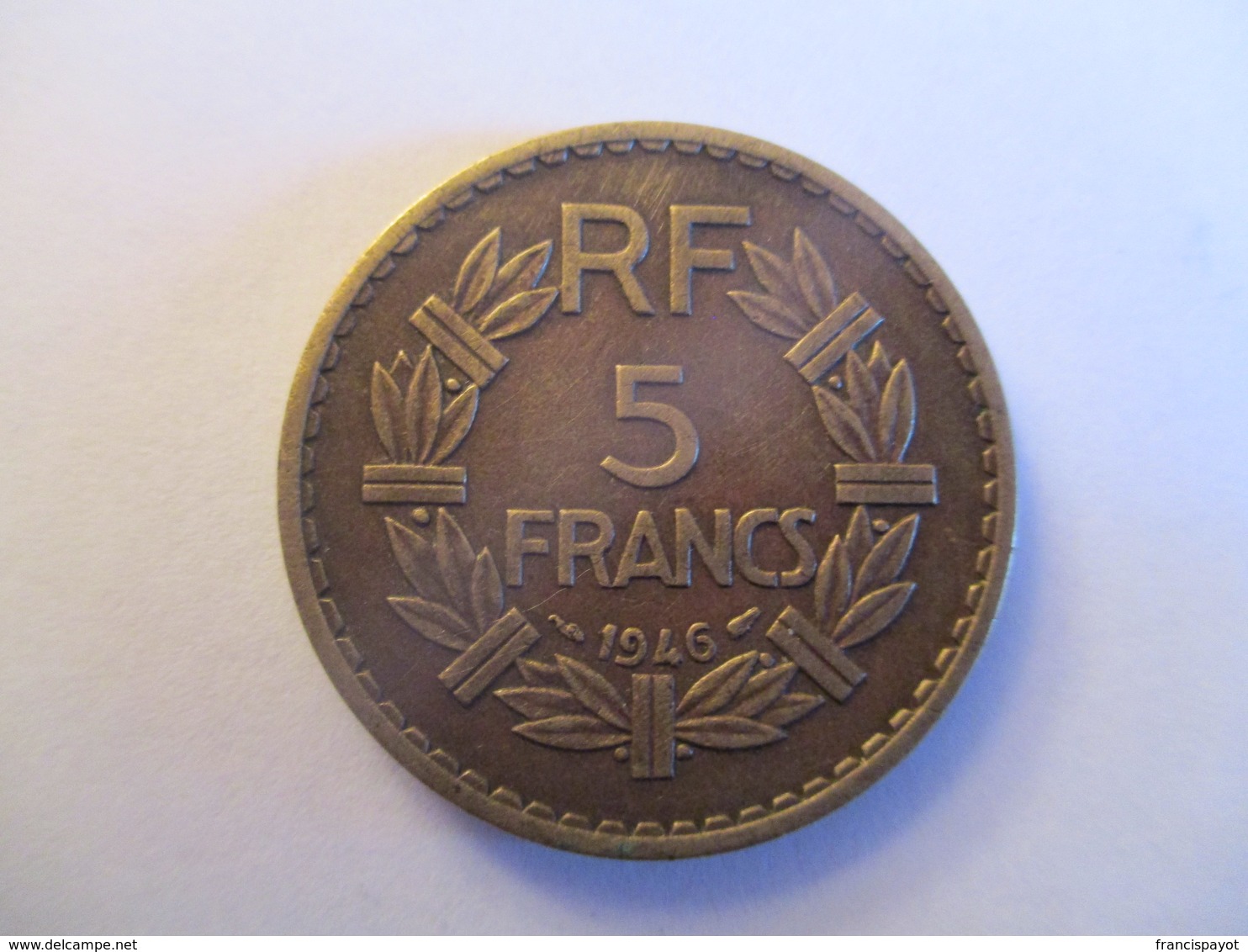 5 Francs 1946 Bronze-alu (rare) - 5 Francs