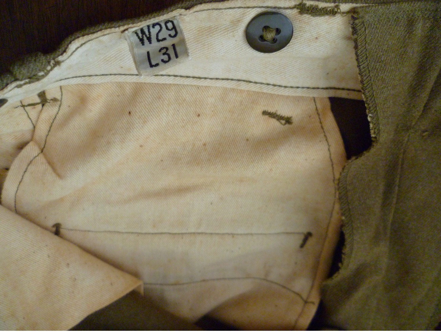 Pantalon US WW2 Plus Guêtres Pièces Authentique ! - Uniformes
