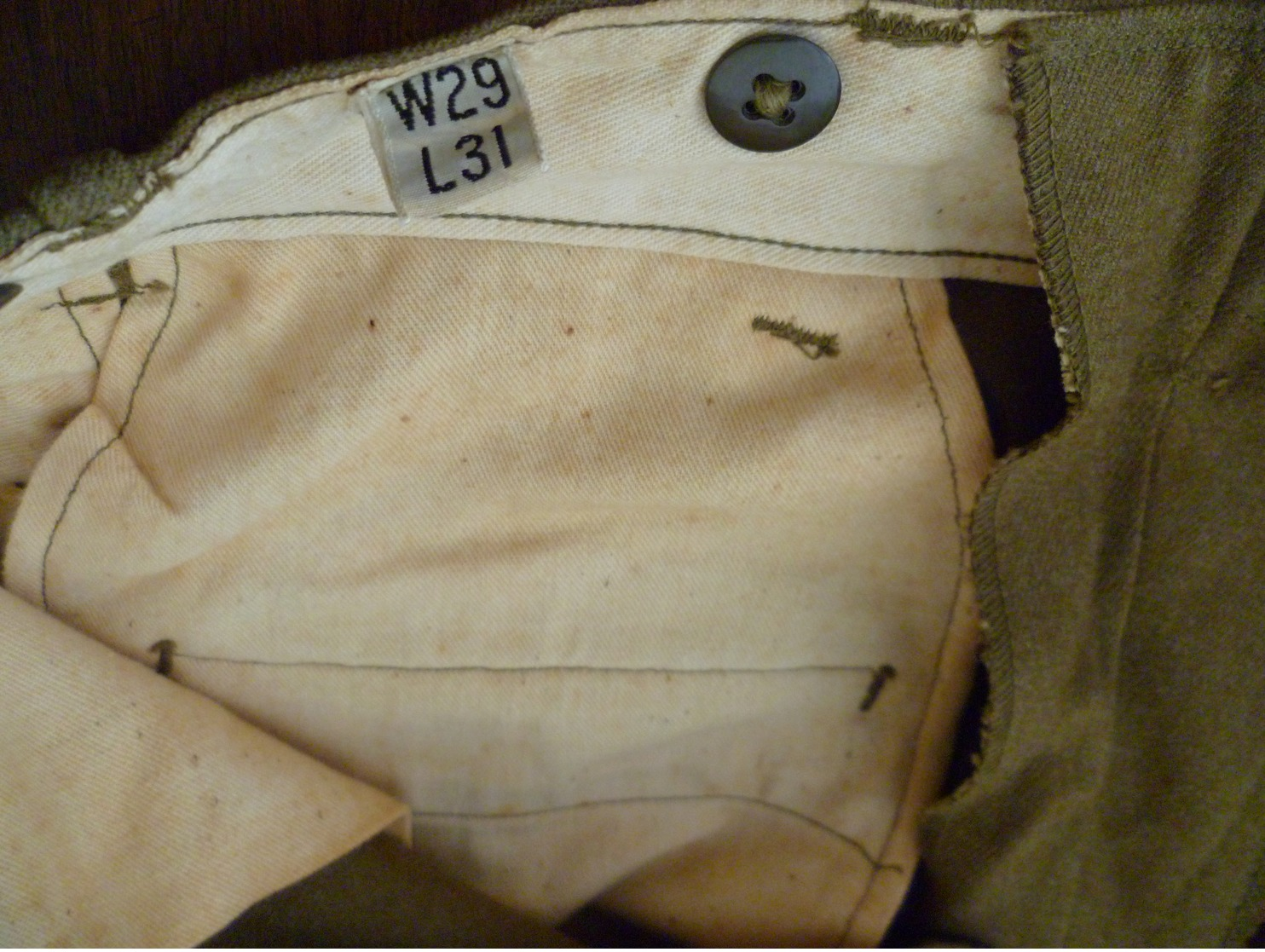 Pantalon US WW2 Plus Guêtres Pièces Authentique ! - Uniforms