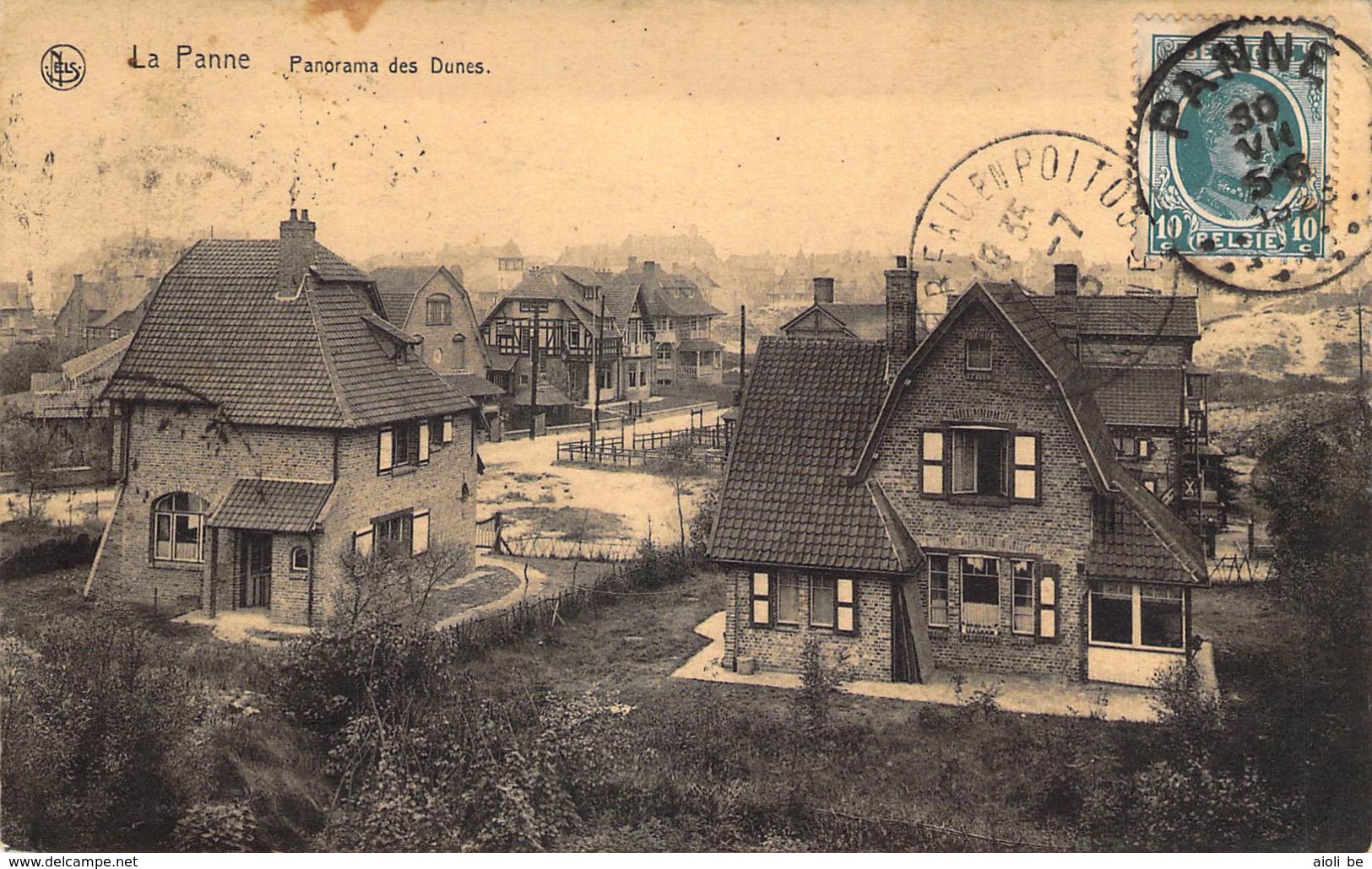 La Panne - Panorama Des Dunes. - De Panne