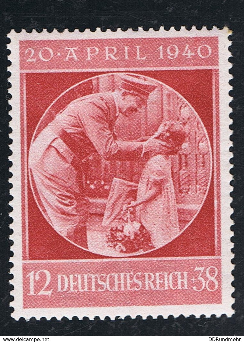 1940 10. Apr. Geb. Hitler Mi DR 744 Sn DE B170 Yt DR 668 Sg DR 732 AFA DR 739 Postfrisch Xx - Ungebraucht