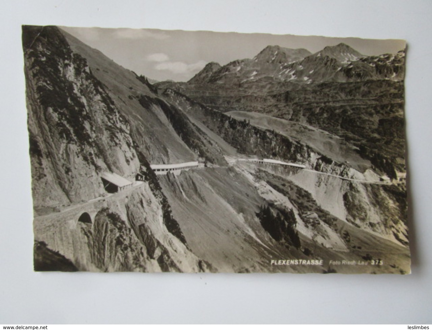 Flexenstrasse Arlberg. Foto Risch-Lau 375 - Postmarked - Autres & Non Classés