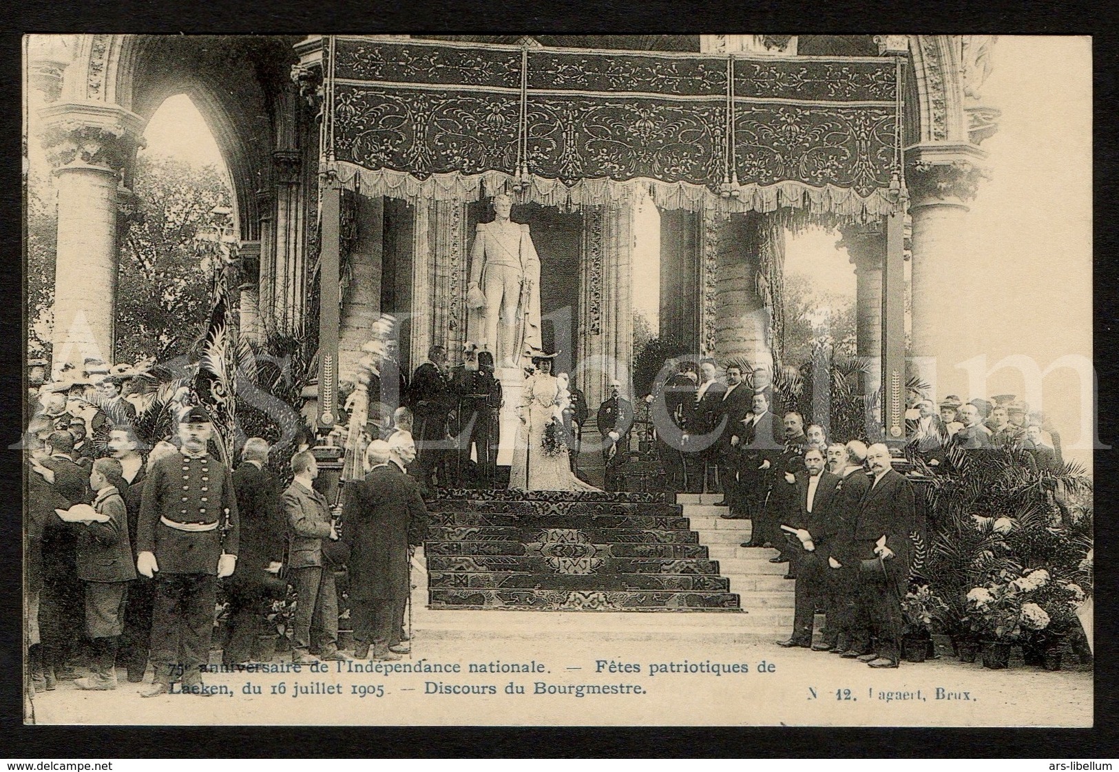 Postcard / CPA / ROYALTY / Belgique / België / Belgium / Koning Leopold II / Roi Leopold II / 1905 / Unused / Laken - Laeken