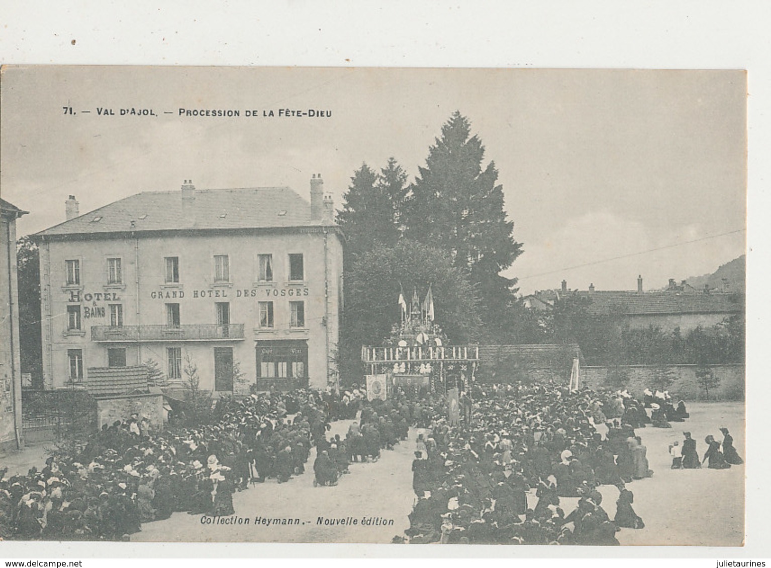 88 VAL D AJOL PROCESSION DE LA FETE DIEU CPA BON ETAT - Autres & Non Classés