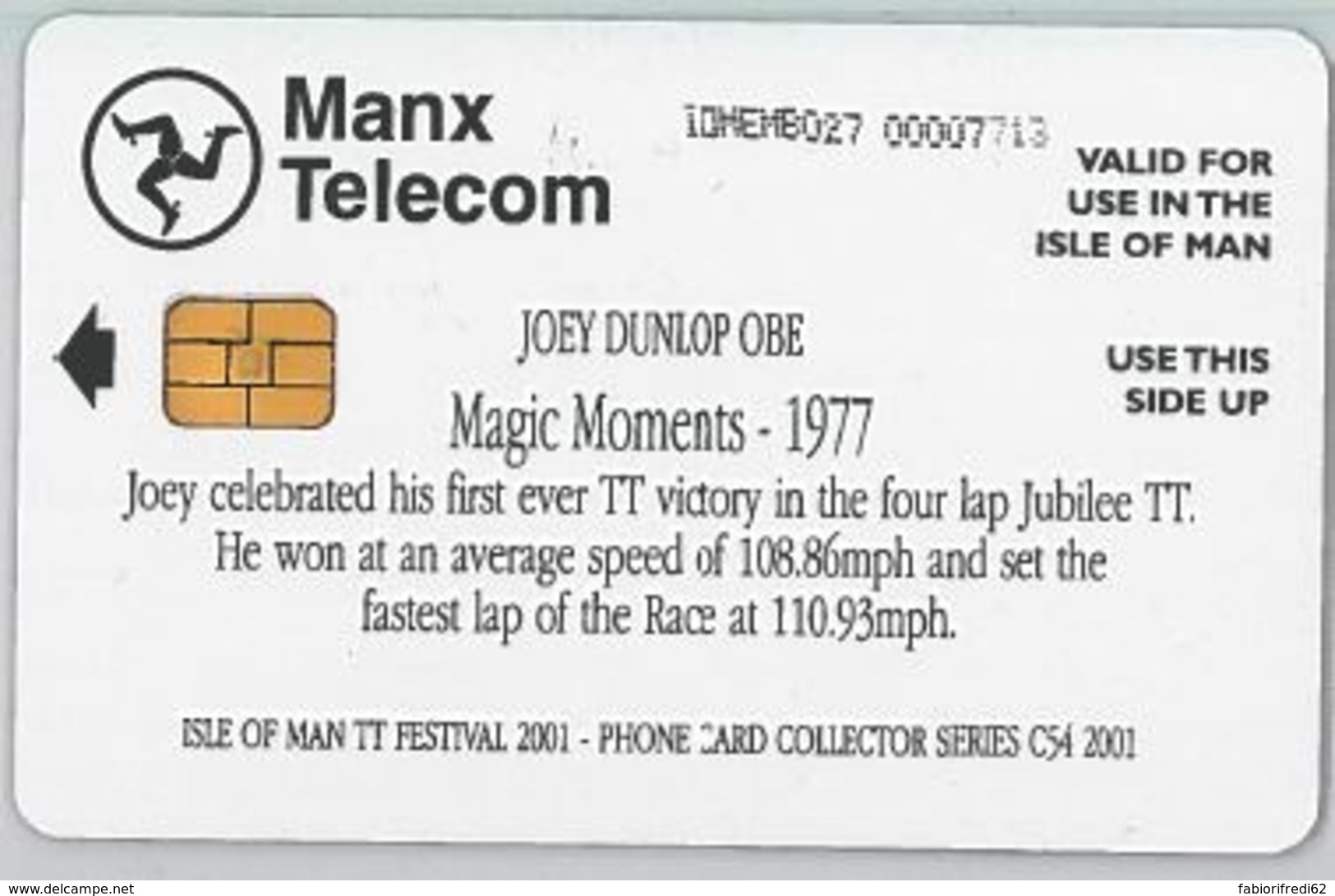 PHONE CARD - ISLE MAN (E44.35.2 - Isla De Man