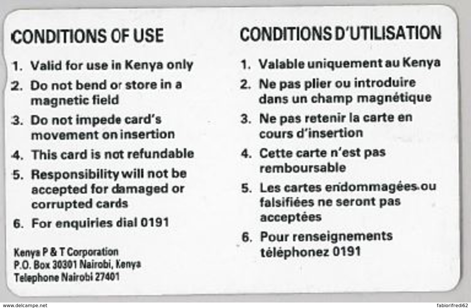 PHONE CARD - KENIA (E44.36.7 - Kenia