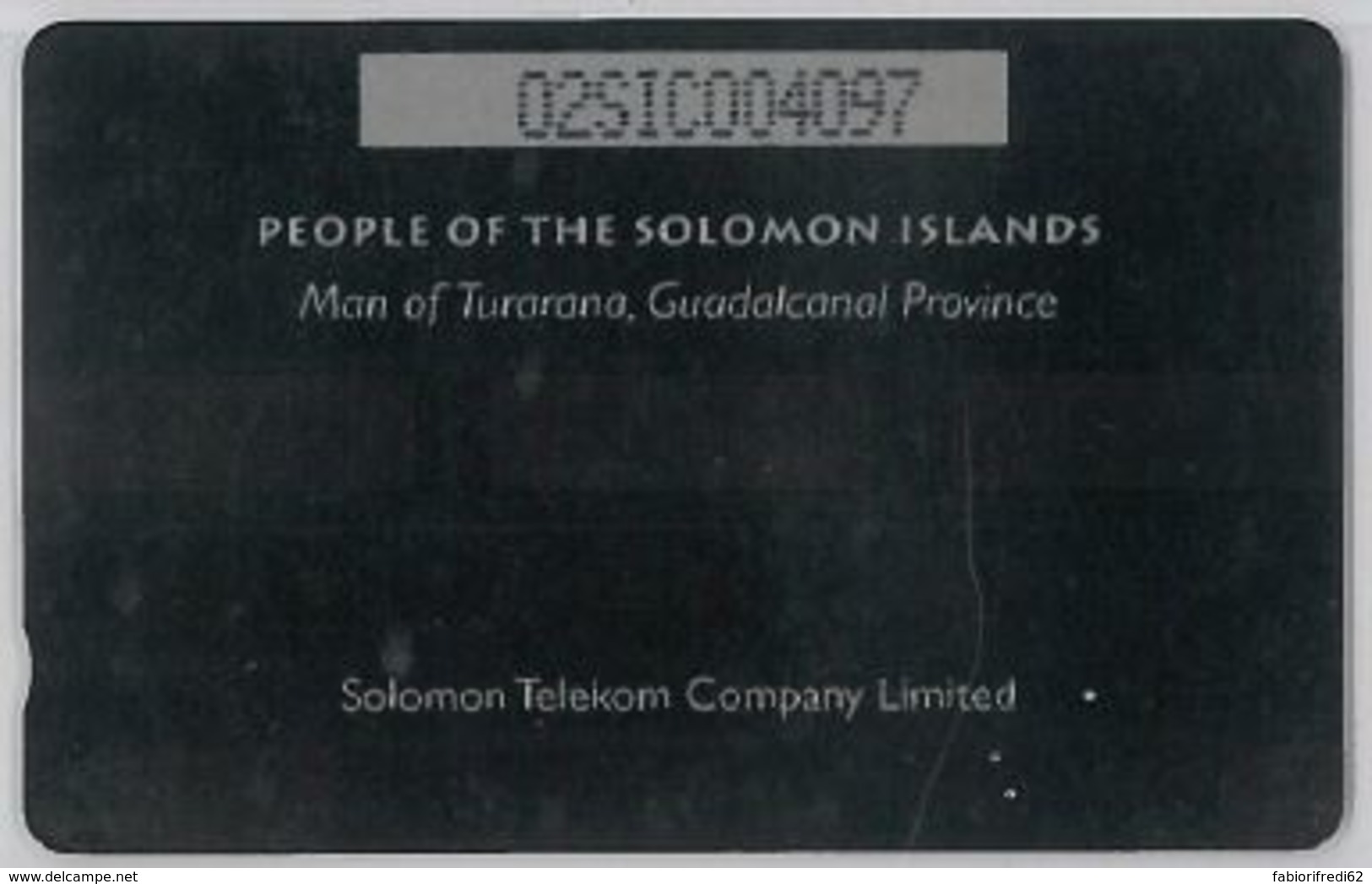 PHONE CARD - SOLOMON ISLAND (E44.39.4 - Salomon