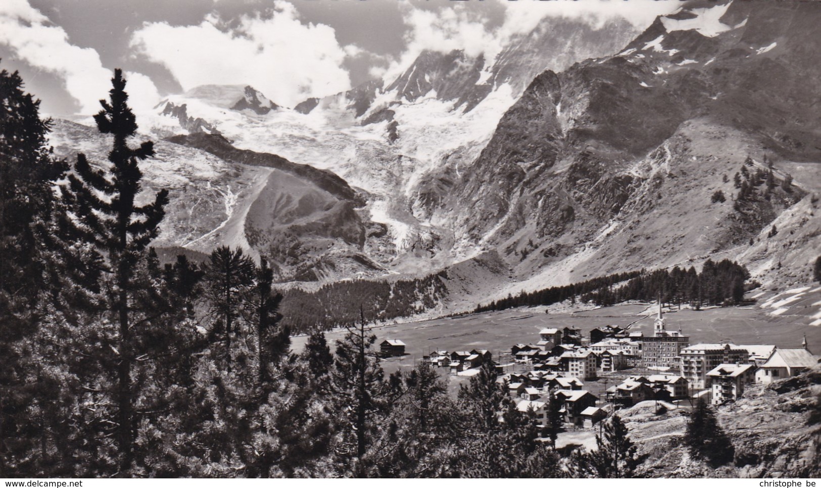 Saas Fee Mit Feel Gletscher, Alphubel Und Täschhorn (pk56903) - Täsch