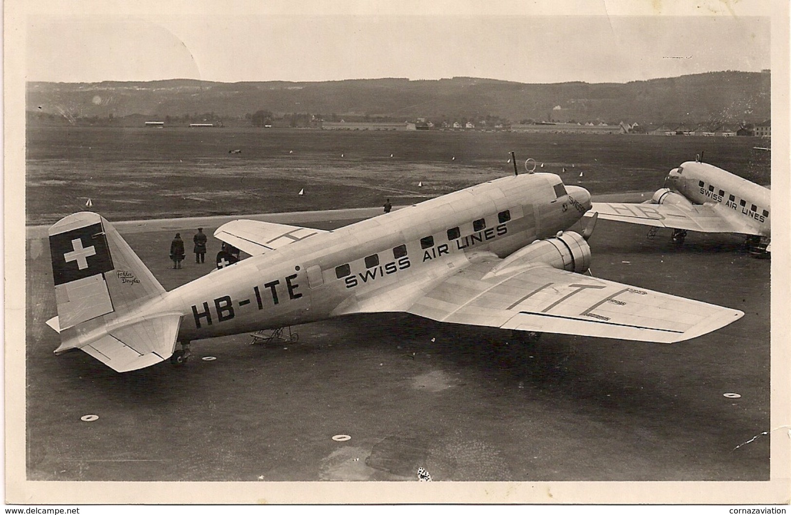 Aviation - Avion DC-3 De La Swissair HB-ITE - 1946-....: Era Moderna