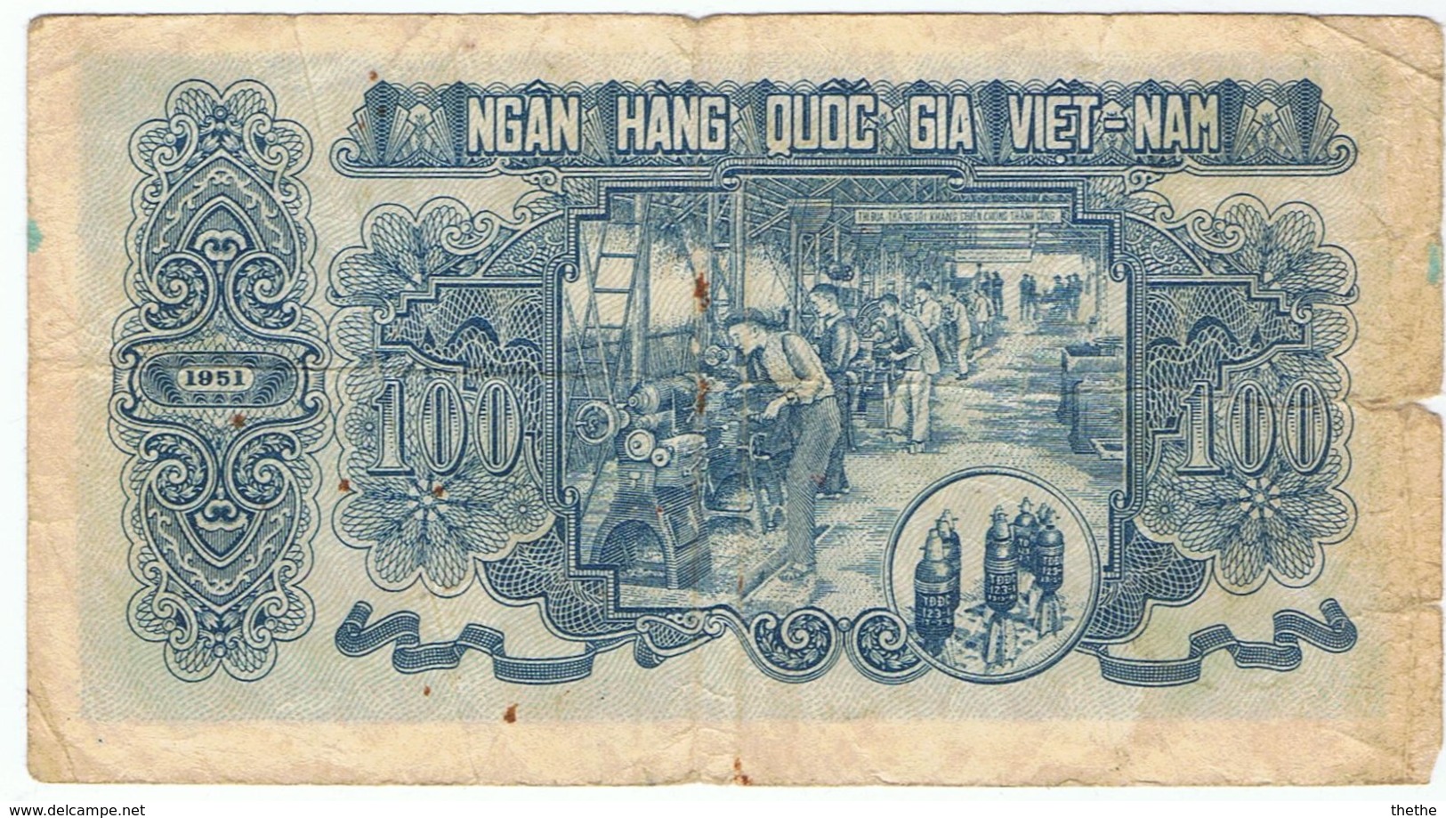 VIET-NAM -  Billet 100 Dong - Viêt-Nam