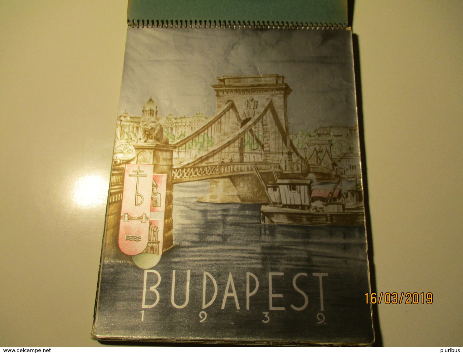 HUNGARY  BUDAPEST KALENDER 1939 FREMDENVERKEHRSAMT ,0 - Calendarios