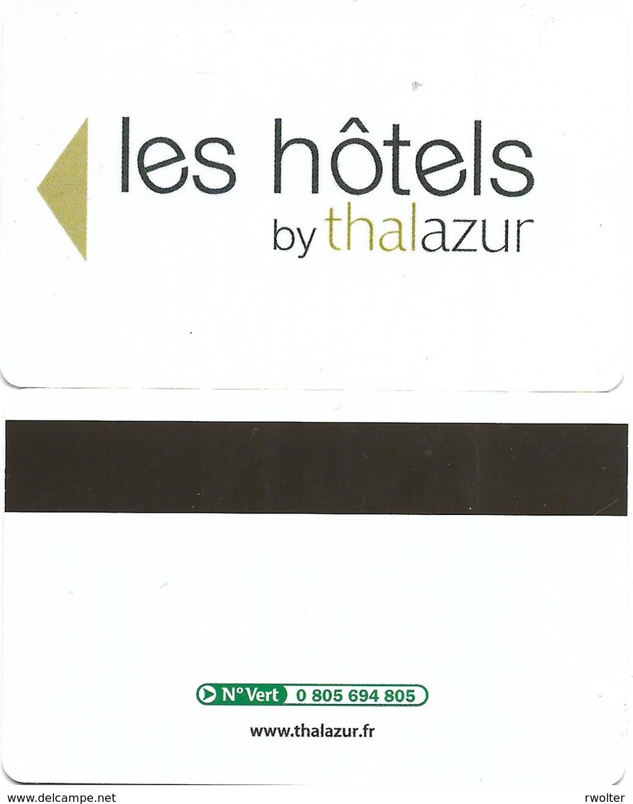 @ + CLEF D'HÔTEL : Thalazur (France) - Tarjetas-llave De Hotel