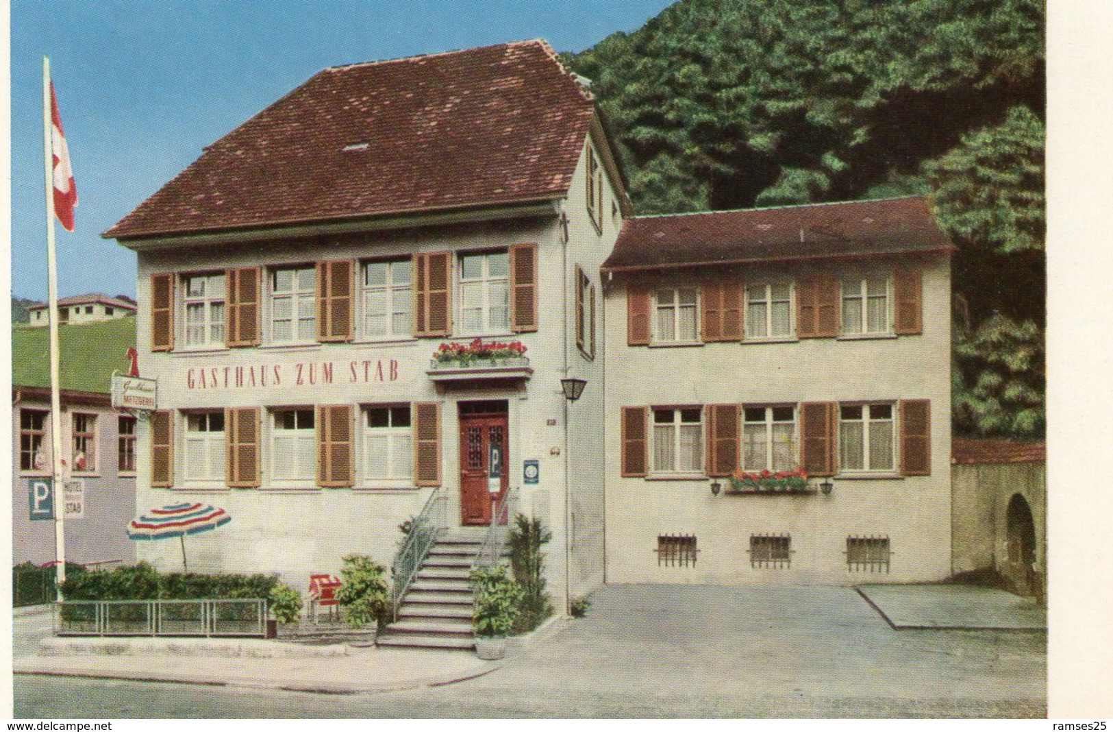 (93)  CPSM  Waldenburg  Hotel Restaurant Metzgerei  (Bon Etat) - Waldenburg