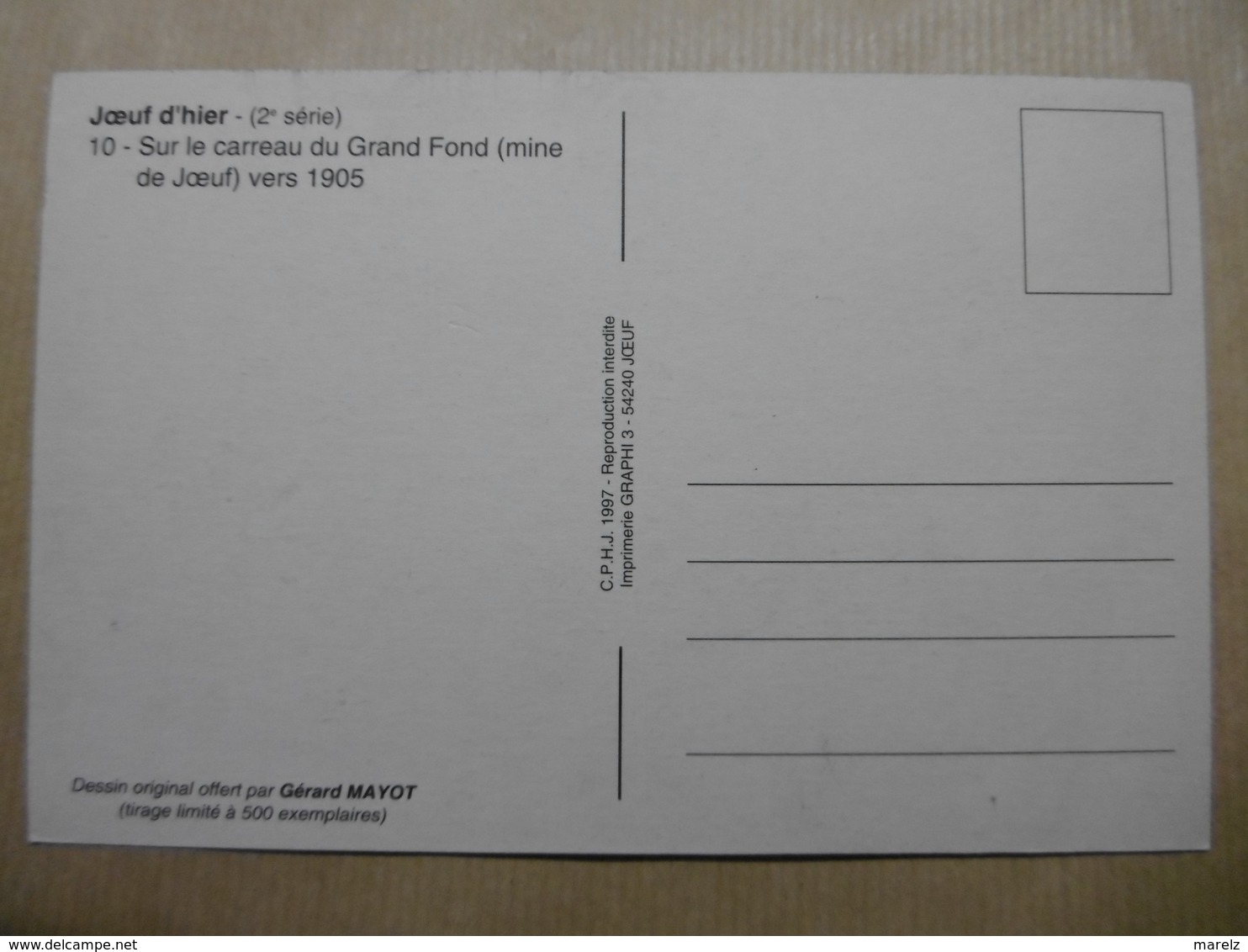 JOEUF D'hier La Mine Du Grand Fond Sur Le Carreau Vers 1905 54 MEURTHE ET MOSELLE Autres Communes - Autres & Non Classés