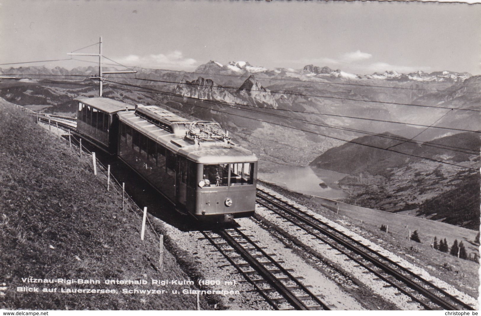 Switzerland, Suisse, Vitznau Rigi Bahn Unterhalb Rigi Kulm (pk56995) - Vitznau