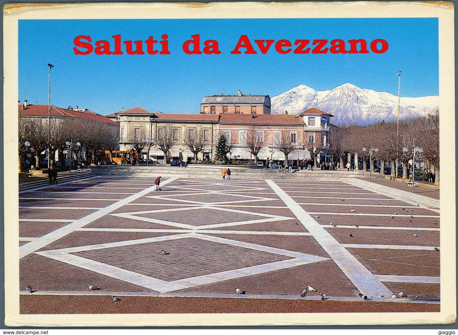 °°° Cartolina N. 59 Avezzano Piazza Risorgimento Nuova °°° - Avezzano