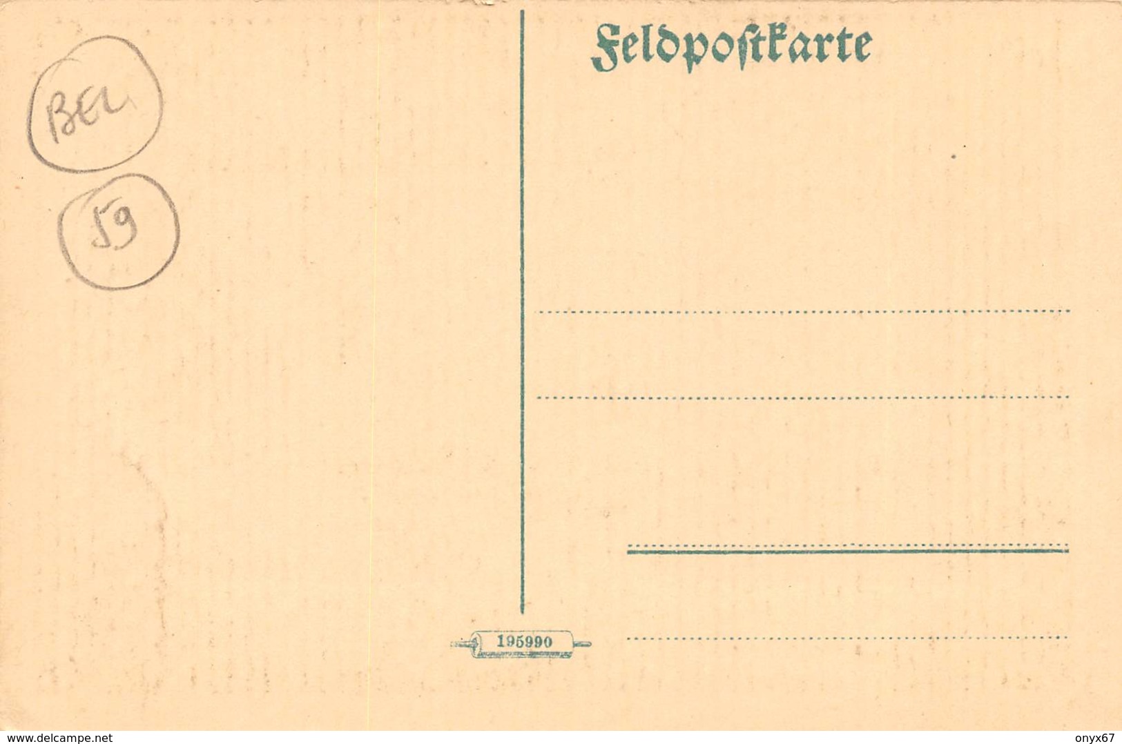 COMINES-WARNETON-KOMEN-WAASTEN (Belgique-Hainaut-France) Mairie-Stadthuis Illustrateur-Dessin-Guerre-Krieg-Feldpostkarte - Komen-Waasten