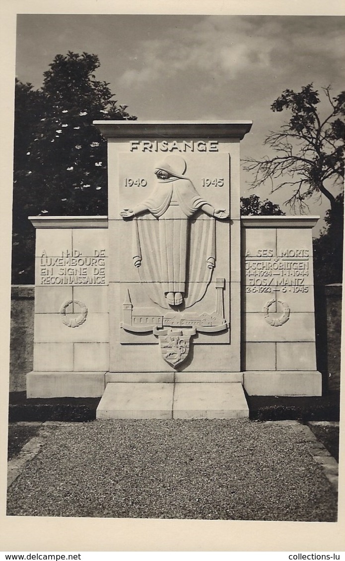 Frisange  -  Monument  1940-1945  Luxembourg En Signe De Reconnaissance Des Morts - Autres & Non Classés