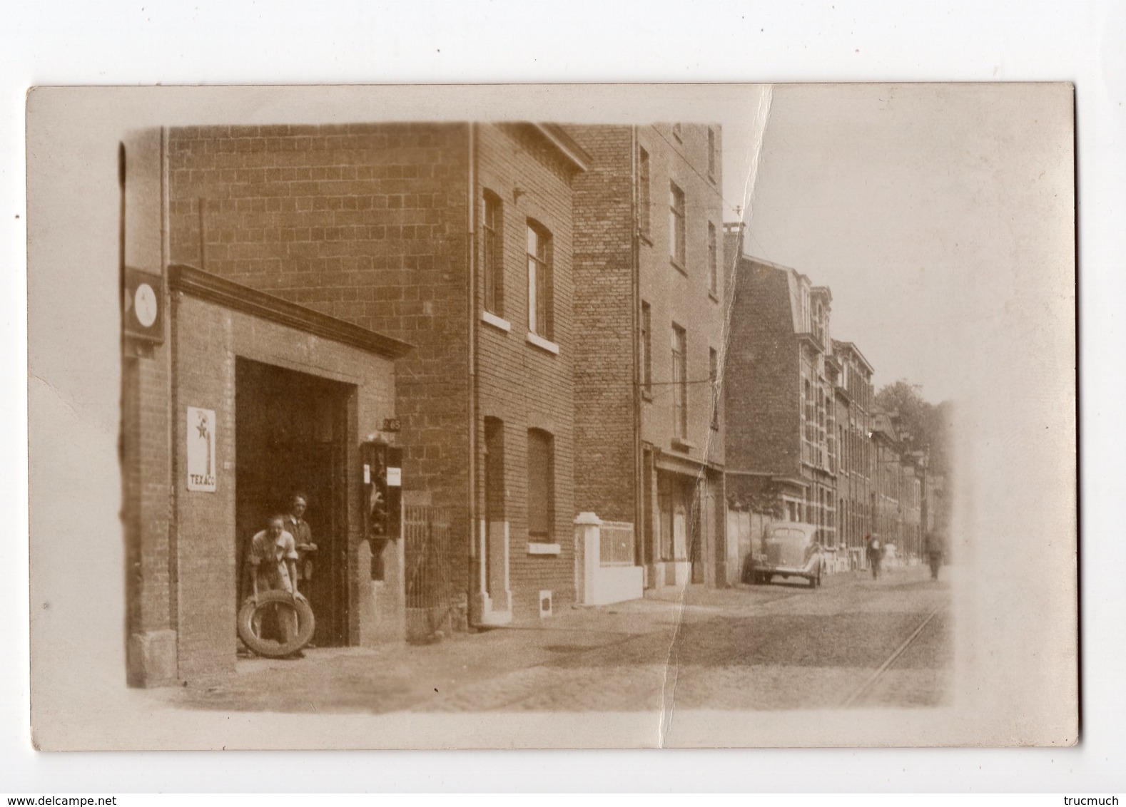 TILLEUR - Garage Des Autocars BELLEFROID  *carte Photo* - Saint-Nicolas