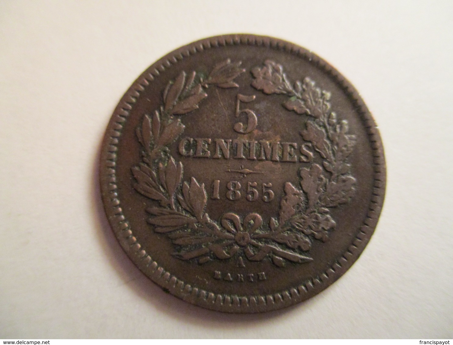 Luxembourg: 5 Centimes 1855 - Luxembourg