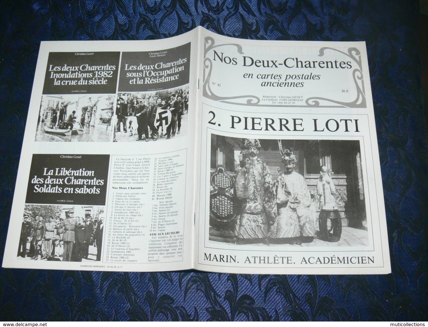 NOS DEUX CHARENTES EN CPA N° 42 /  PIERRE LOTI MARIN ATHLETE ACADEMICIEN / SAINTES / ROCHEFORT / ROYAN / OLERON / SAUJON - Poitou-Charentes