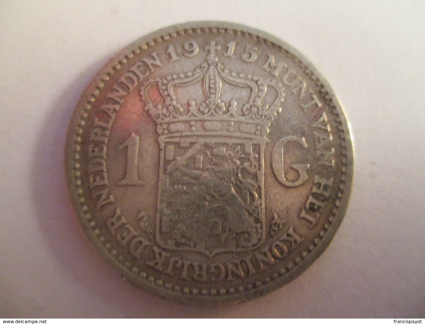 Netherlands: 1 Gulden 1915 - 1 Gulden