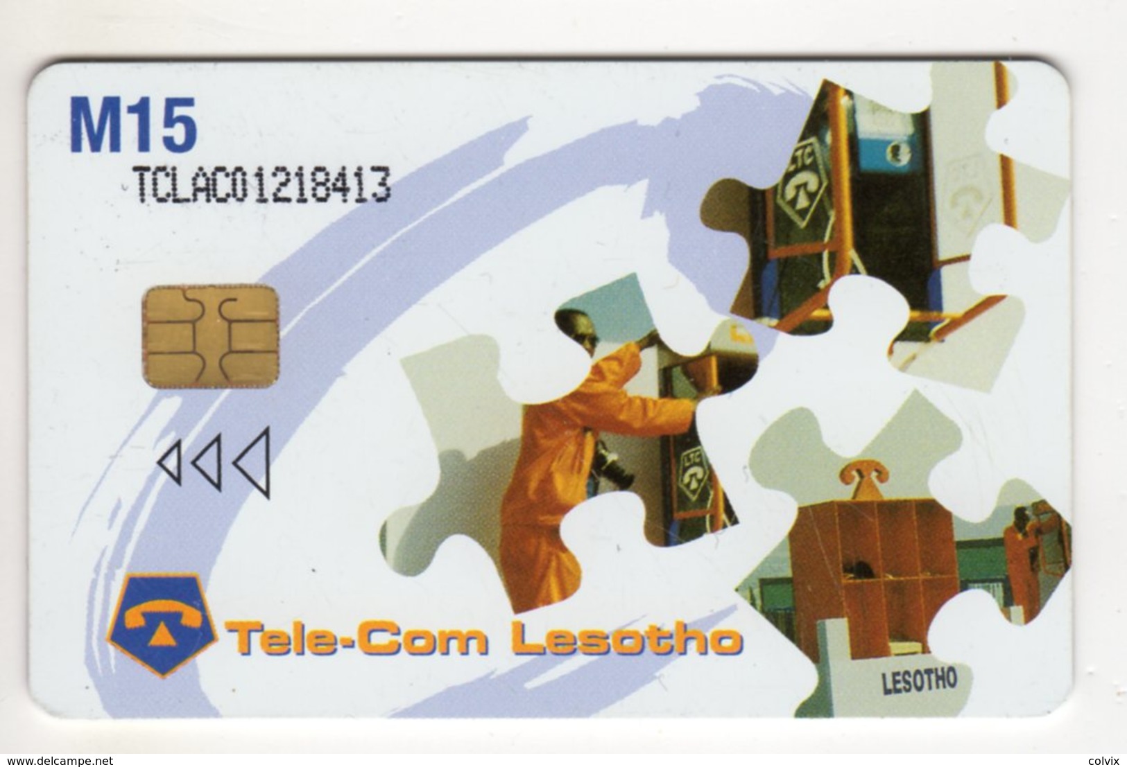 LESOTHO REF MV CARDS LES-07 AIDS3 - Lesotho