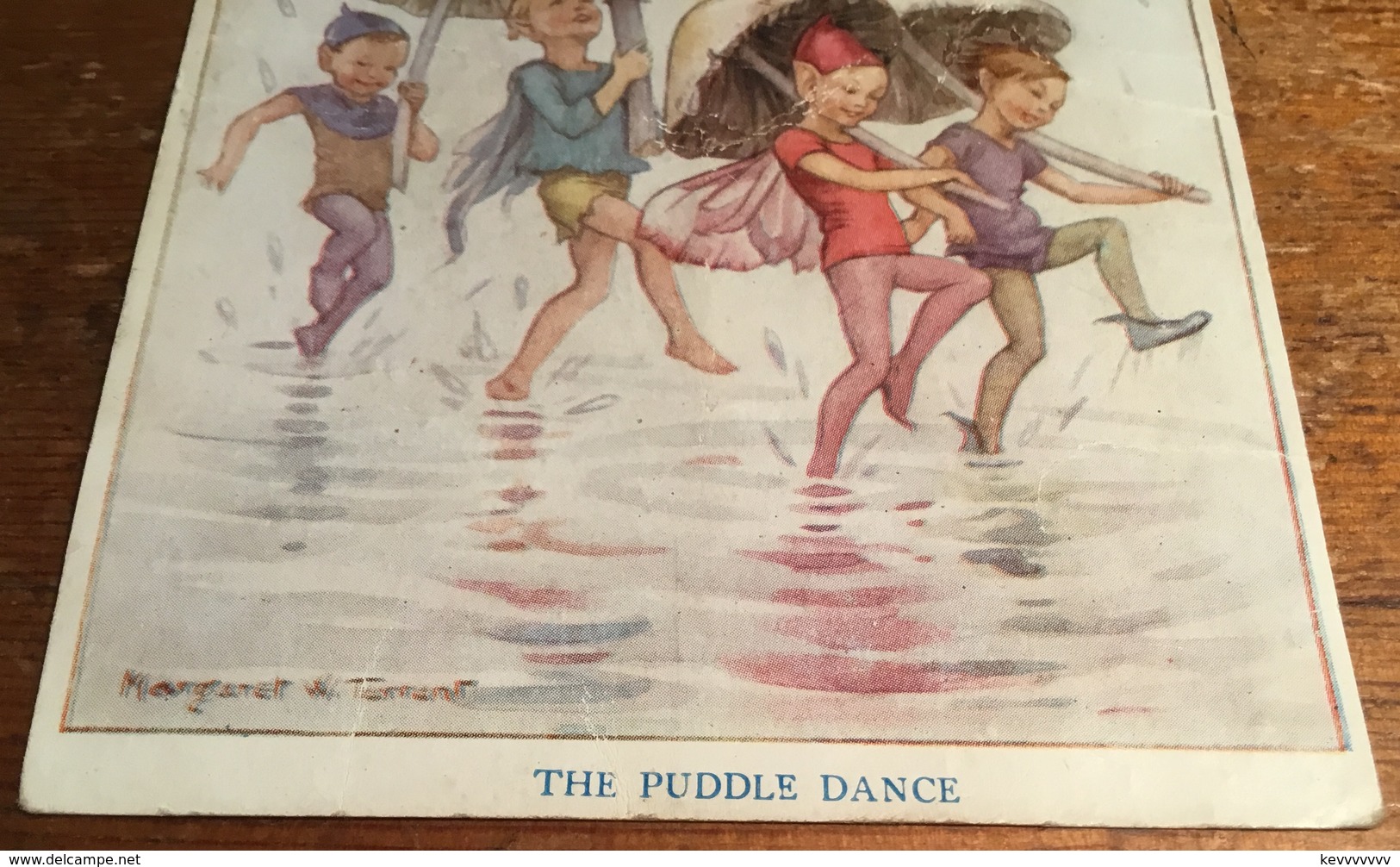 Margaret W. Tarrant ~ “Pixie Time” ~ The Puddle Dance - Other & Unclassified