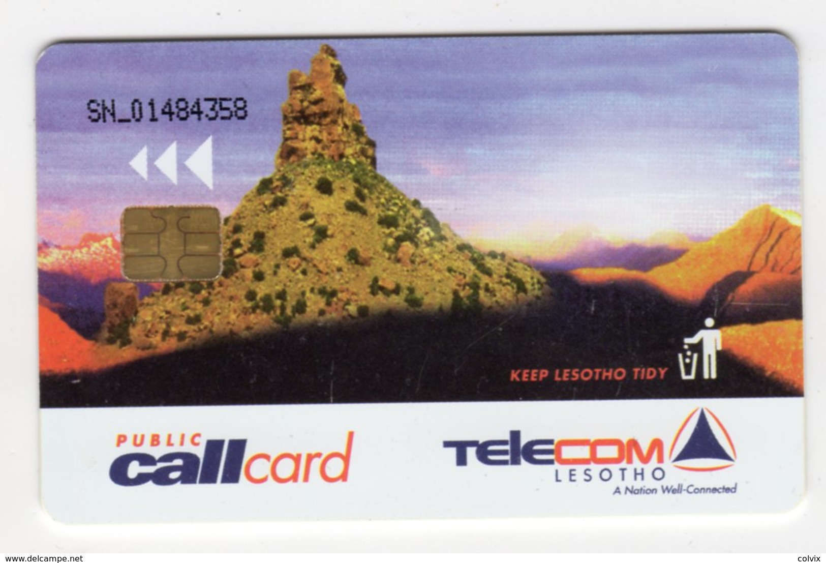 LESOTHO REF MV CARDS LES-11 MOUNTAINS - Lesotho