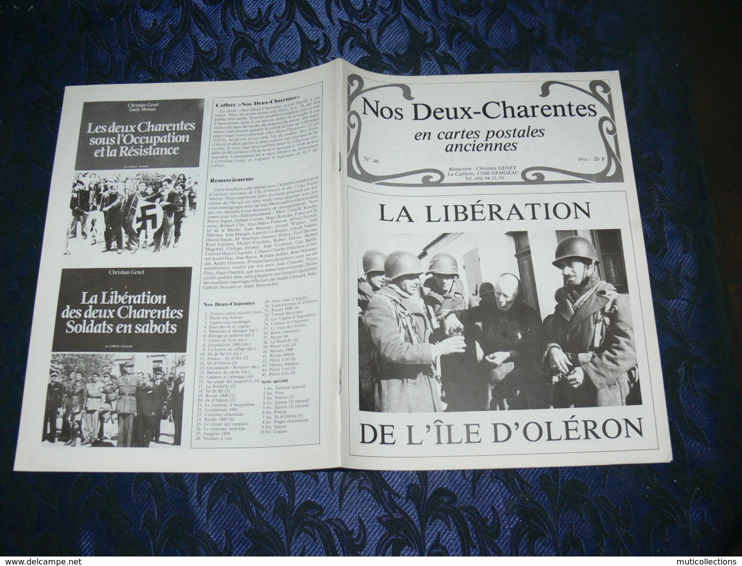 NOS DEUX CHARENTES EN CPA N° 46 /  ILE OLERON LIBERATION    / SAINTES / ROCHEFORT / ROYAN / OLERON / SAUJON - Poitou-Charentes